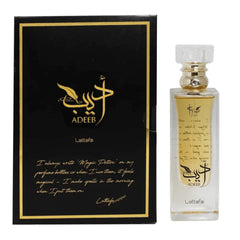 Adeeb by Lattafa – Elegant Eau de Parfum for Men | Woody & Spicy Fragrance, 3.4 oz
