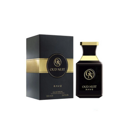 RAVE Oud Nuit Eau de Parfum – 100ML (3.4 fl oz) | Luxurious Oriental Fragrance | Long-Lasting & Captivating Scent