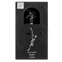 Lattafa Maahir Black Edition Eau de Parfum – Unisex Luxury Fragrance, 3.4 oz | Bold, Spicy & Woody Scent