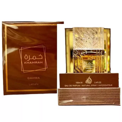 Lattafa Khamrah Qahwa Eau de Parfum – Luxury Unisex Fragrance, 3.4 oz | Long-Lasting Oriental Perfume with Warm Coffee & Spiced Notes