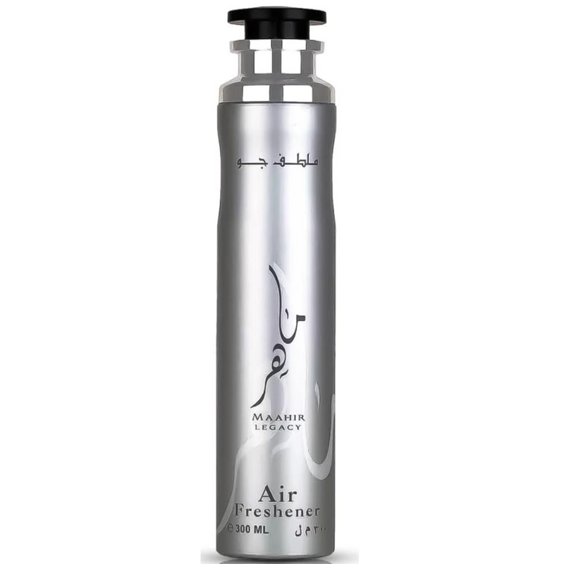 Maahir Legacy Air Freshener 300ml – Premium Silver Edition by Lattafa Perfumes-1