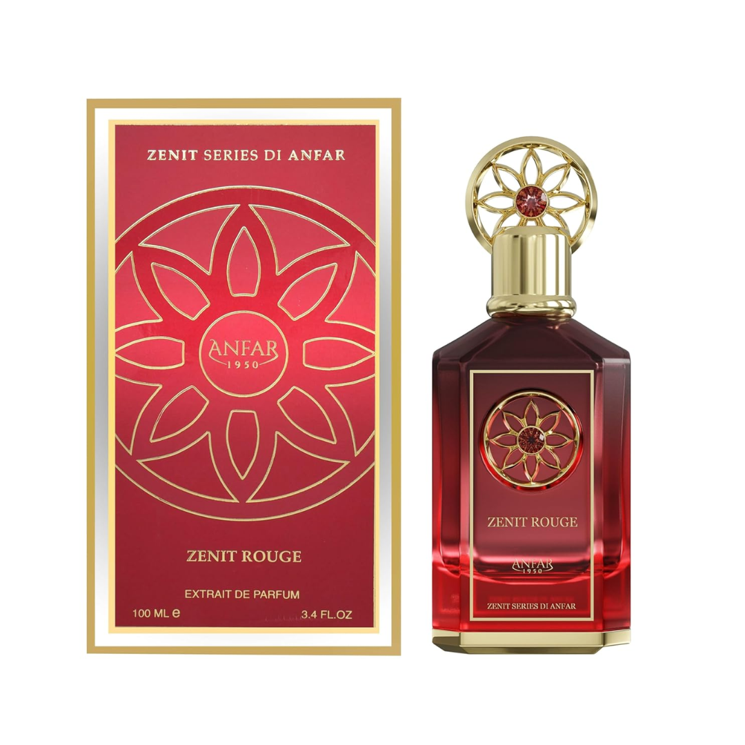 1950 Zenit Rouge Extrait De Parfum – Luxurious Unisex Fragrance, 3.4 oz (100ml)