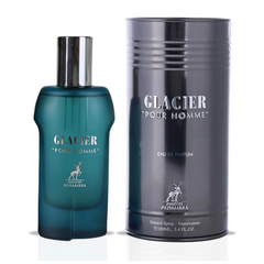 Glacier Pour Homme Eau De Parfum Spray 100ML (3.4 OZ) By Maison Alhambra | Long Lasting, Fresh, Spicy, Luxurious Fragrance.