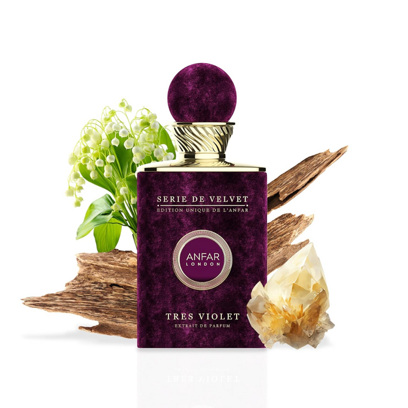 Tres Violet Extrait de Parfum for Women – Floral Orange Blossom & Oud Fragrance | 100ml (3.4oz)-1