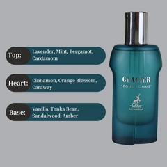 Glacier Pour Homme Eau De Parfum Spray 100ML (3.4 OZ) By Maison Alhambra | Long Lasting, Fresh, Spicy, Luxurious Fragrance.-4