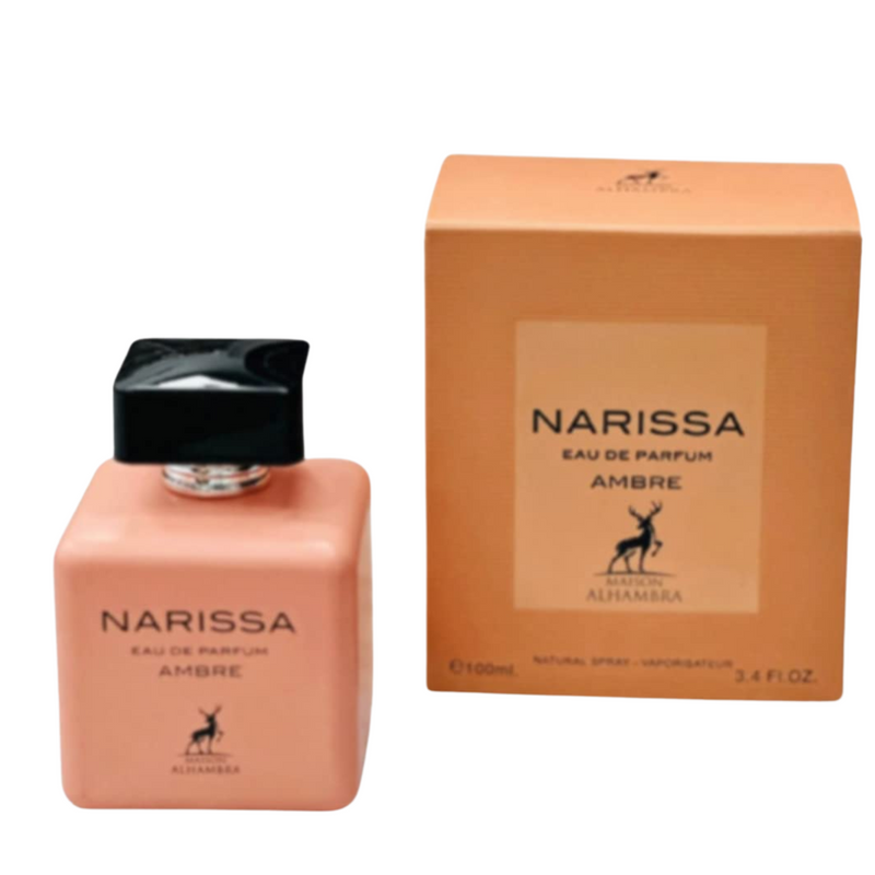 Maison Alhambra Narissa Ambre Eau de Parfum Spray for Women – 3.4 oz (100mL) | Warm, Amber & Elegant Fragrance-1