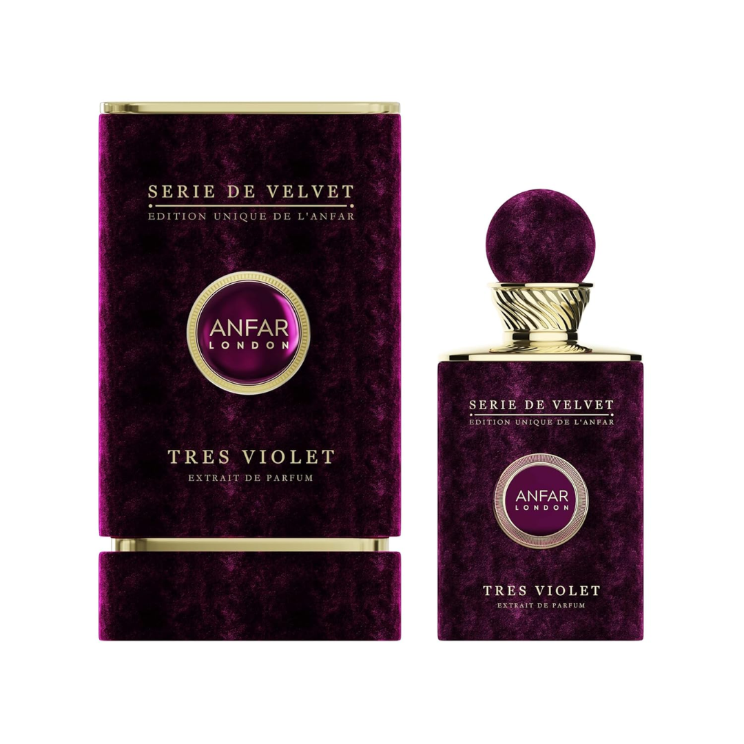 Tres Violet Extrait de Parfum for Women – Floral Orange Blossom & Oud Fragrance | 100ml (3.4oz)