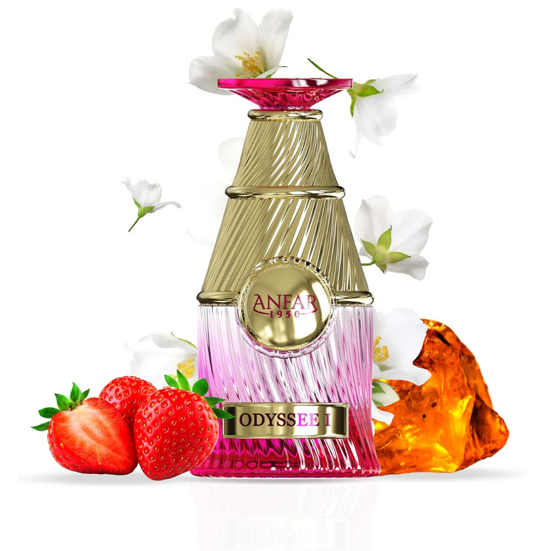 ANFAR 1950 Odyssee I Pour Femme Extrait de Parfum – Luxury Women’s Perfume | 100ml | Fruity Blend of Strawberry, Raspberry, Blackberry & Sour Cherry-1