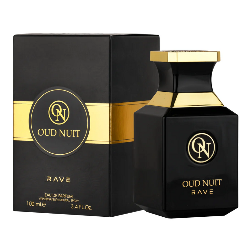 RAVE Oud Nuit Eau de Parfum – 100ML (3.4 fl oz) | Luxurious Oriental Fragrance | Long-Lasting & Captivating Scent-1