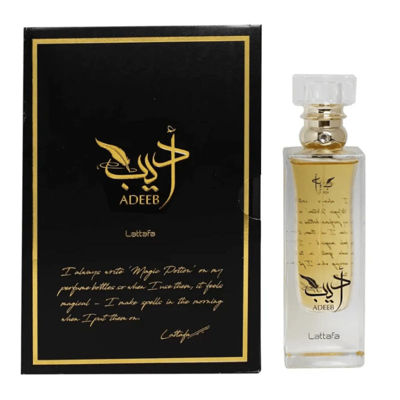 Adeeb by Lattafa – Elegant Eau de Parfum for Men | Woody & Spicy Fragrance, 3.4 oz-1