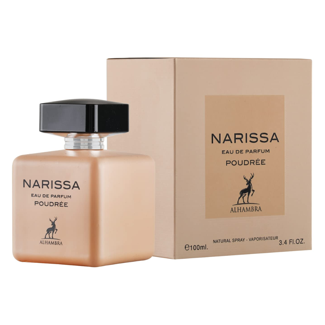 Maison Alhambra Narissa Peach Eau de Parfum for Women – 3.4 oz (100mL) | Fruity, Floral, and Long-Lasting Fragrance-1