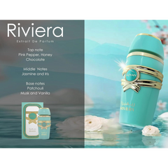 Riviera Pastels of Arabia Extrait de Parfum – 100ML (3.4 fl oz) | Luxurious Women’s Fragrance with Caramel, Vanilla & White Musk | Long-Lasting Elegance-3