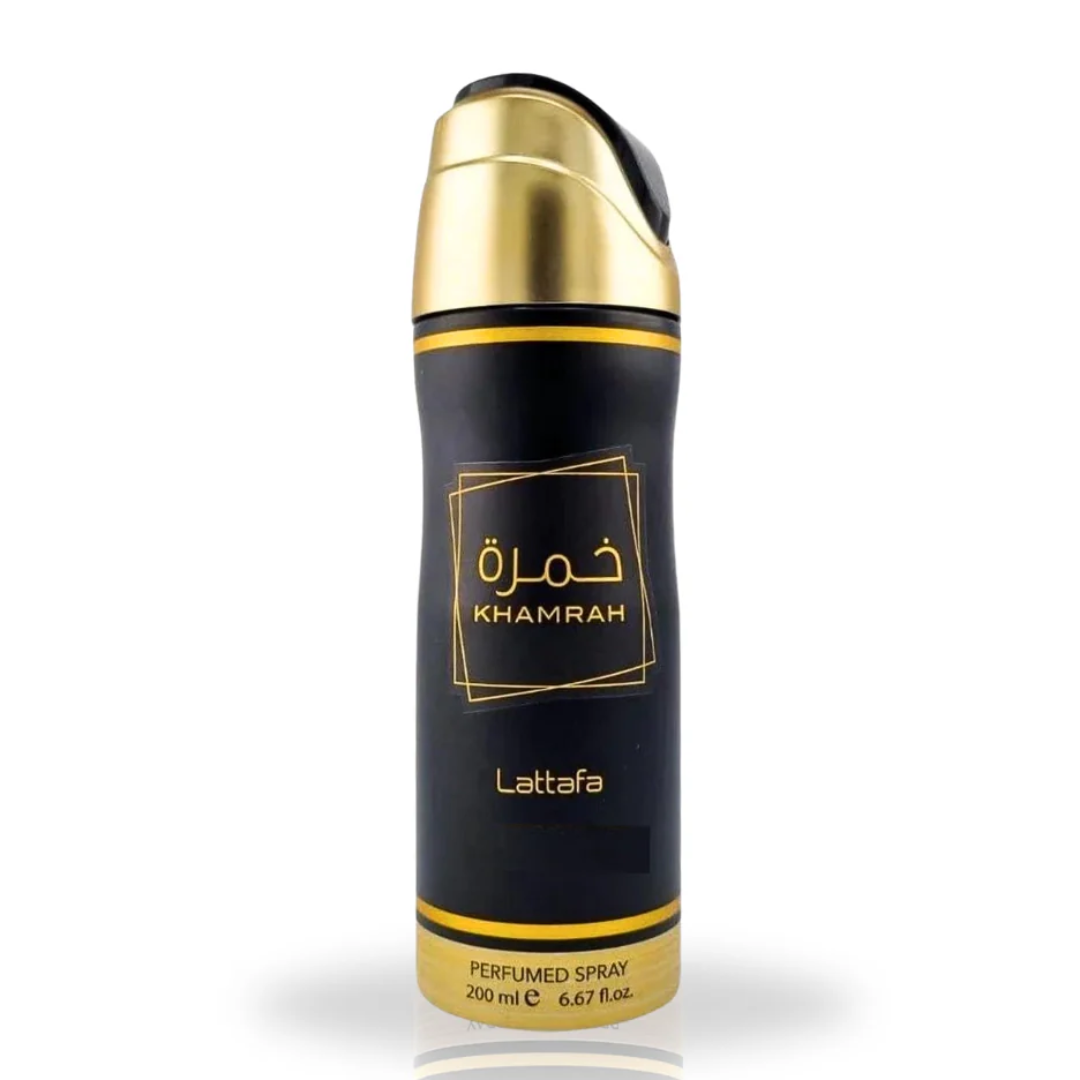 Khamrah Deodorant Spray by Lattafa – 200mL (6.7 oz) | Luxurious Spicy, Woody & Floral Fragrance-2