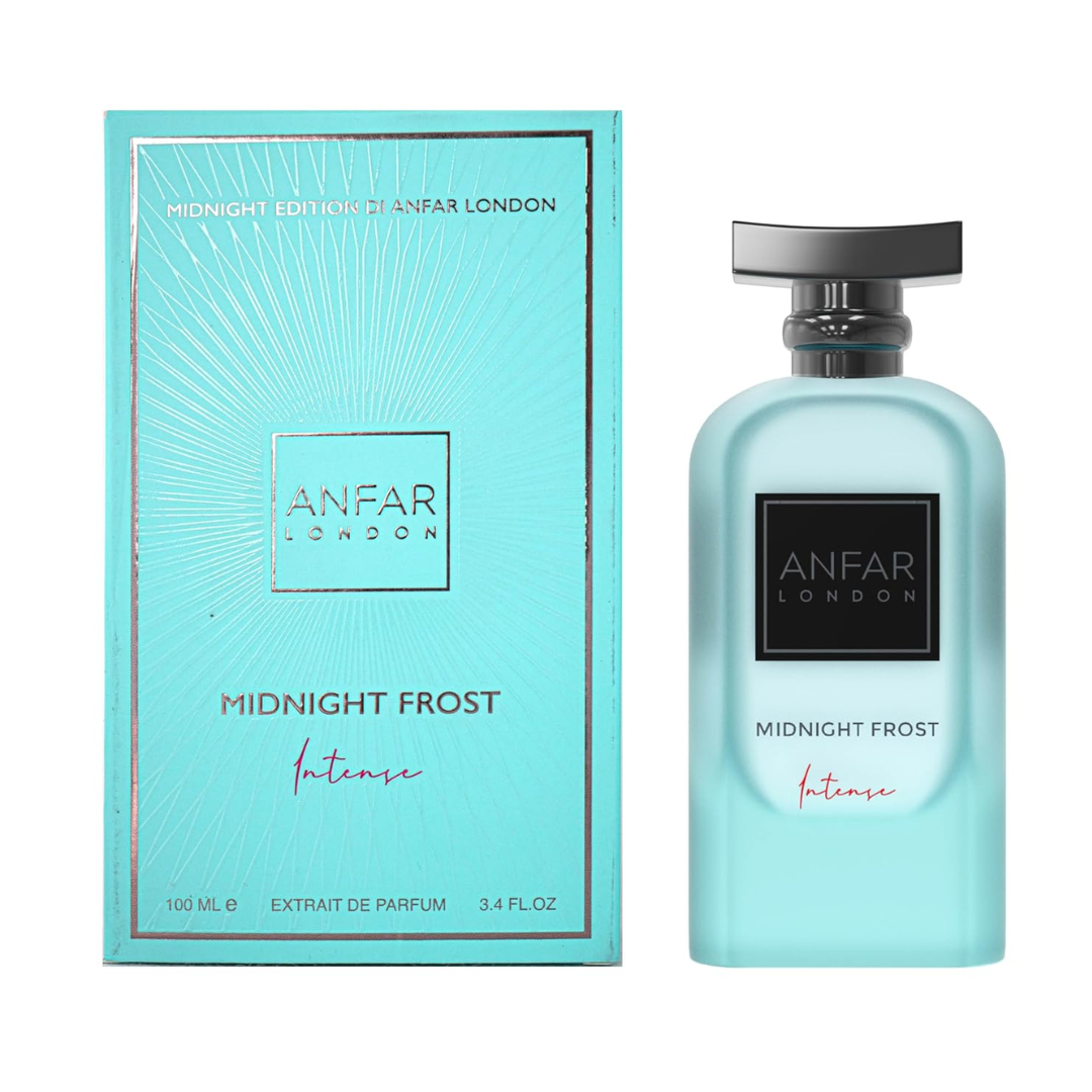 Midnight Frost Intense Extrait de Parfum for Men – Fresh & Bold Citrus Woody Fragrance | 100ml (3.4oz)