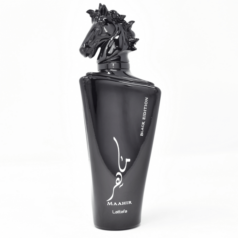 Lattafa Maahir Black Edition Eau de Parfum – Unisex Luxury Fragrance, 3.4 oz | Bold, Spicy & Woody Scent-2