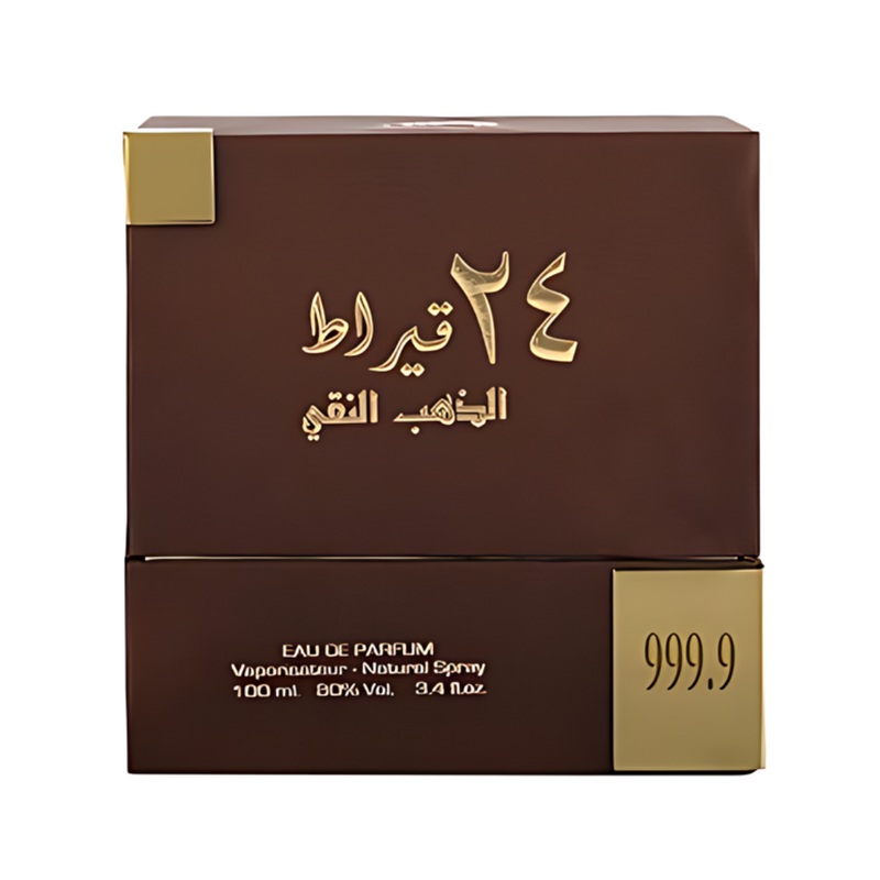 Lattafa 24 Carat Pure Gold spray for unisex 3.4 Oz-2