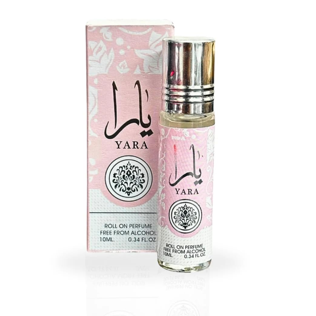 Lattafa Yara Roll-On Perfume for Women – 0.34 Fl Oz | Long-Lasting & Elegant Arabian Fragrance