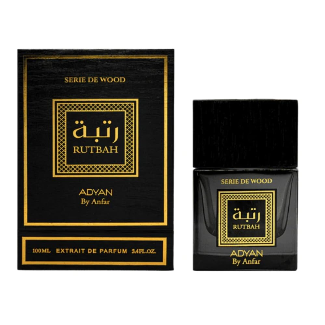 ADYAN Rutbah Serie de Wood Eau de Parfum – Sensual Cognac Fragrance with Cinnamon, Tonka Bean & Sandalwood | Unisex Luxury Perfume | Best Alternative to Khamrah & Angels Share