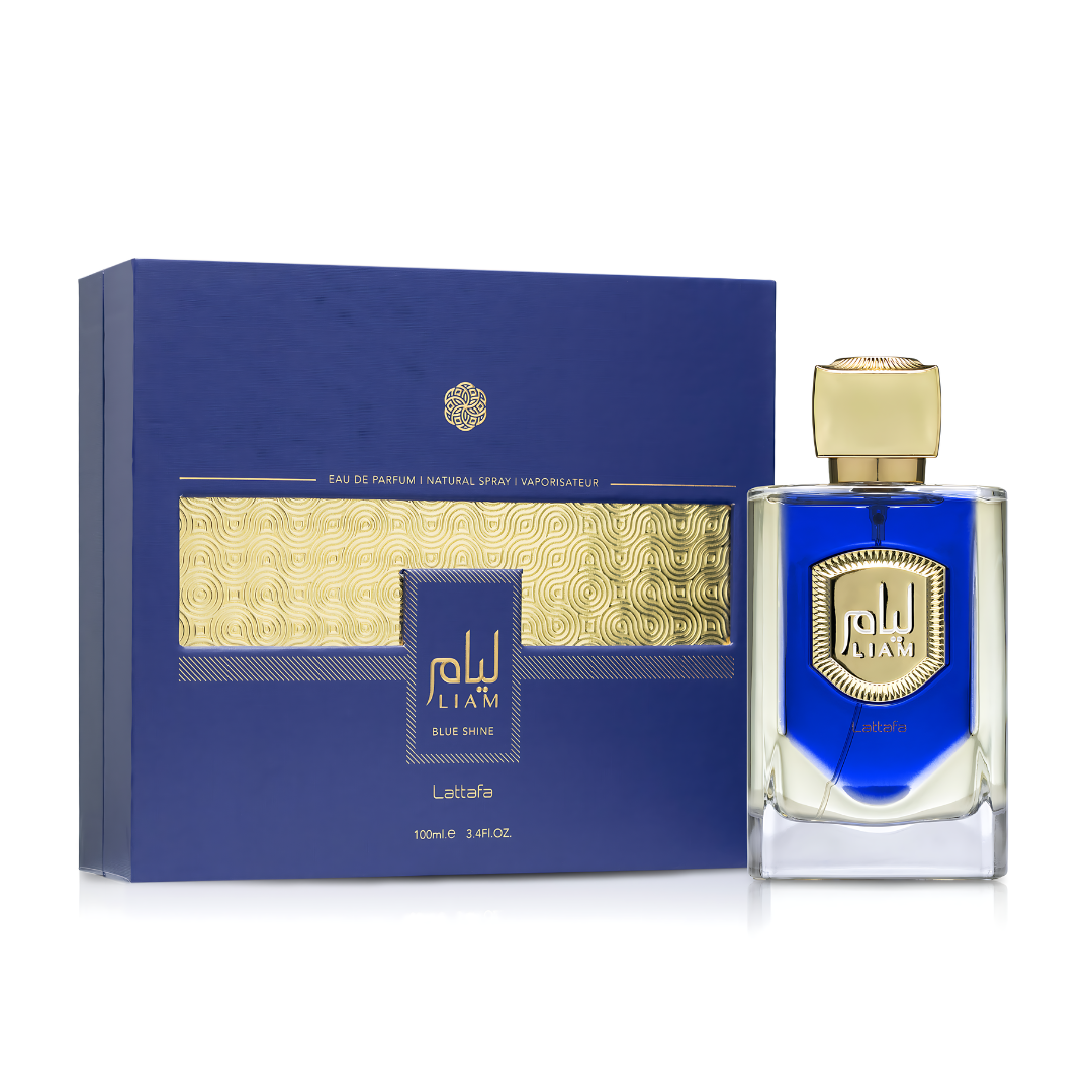 Liam Blue Shine Eau De Parfum Spray 100ML (3.4 OZ) by Lattafa, Refreshing and Aromatic Fragrances for Men & Women.-2