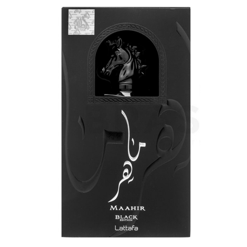Lattafa Maahir Black Edition Eau de Parfum – Unisex Luxury Fragrance, 3.4 oz | Bold, Spicy & Woody Scent-3