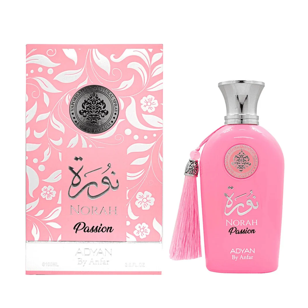 ADYAN Norah Passion Eau de Parfum – 100ML (3.4 fl oz) | Premium Floral Fragrance with a Twist of Yara | Long-Lasting Elegance-1