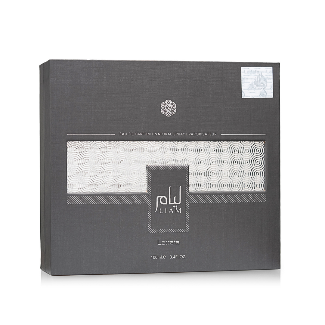 Liam Grey Eau De Parfum Spray 100ML by Lattafa, Refreshing and Aromatic Fragrances for Men & Women.-3