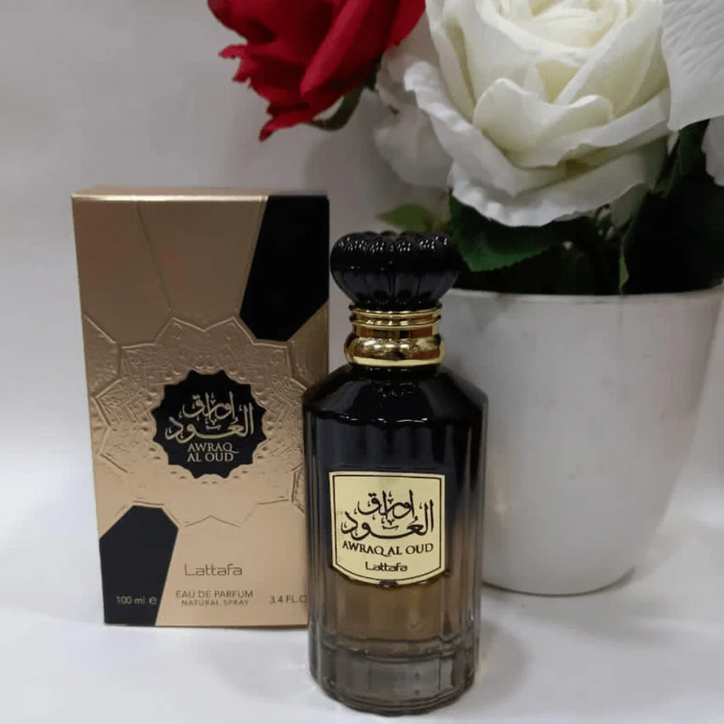 Awraq Al Oud by Lattafa – Unisex Eau de Parfum | Rich & Woody Oud Fragrance, 3.4 oz-4