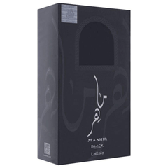 Lattafa Maahir Black Edition Eau de Parfum – Unisex Luxury Fragrance, 3.4 oz | Bold, Spicy & Woody Scent-4