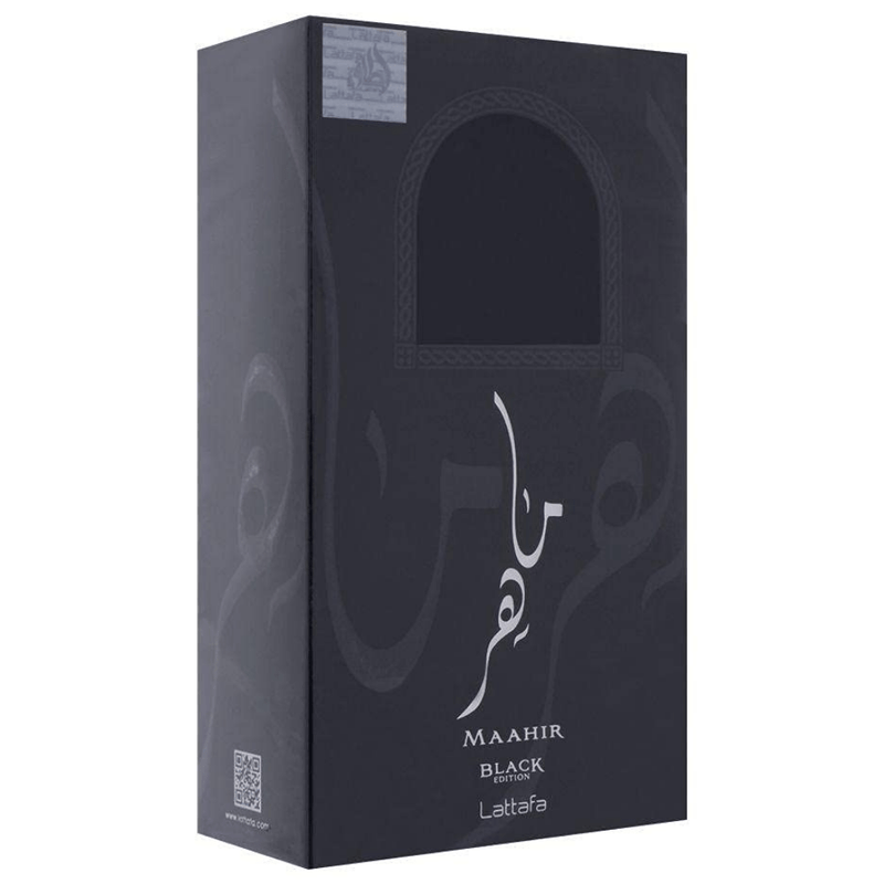 Lattafa Maahir Black Edition Eau de Parfum – Unisex Luxury Fragrance, 3.4 oz | Bold, Spicy & Woody Scent-4