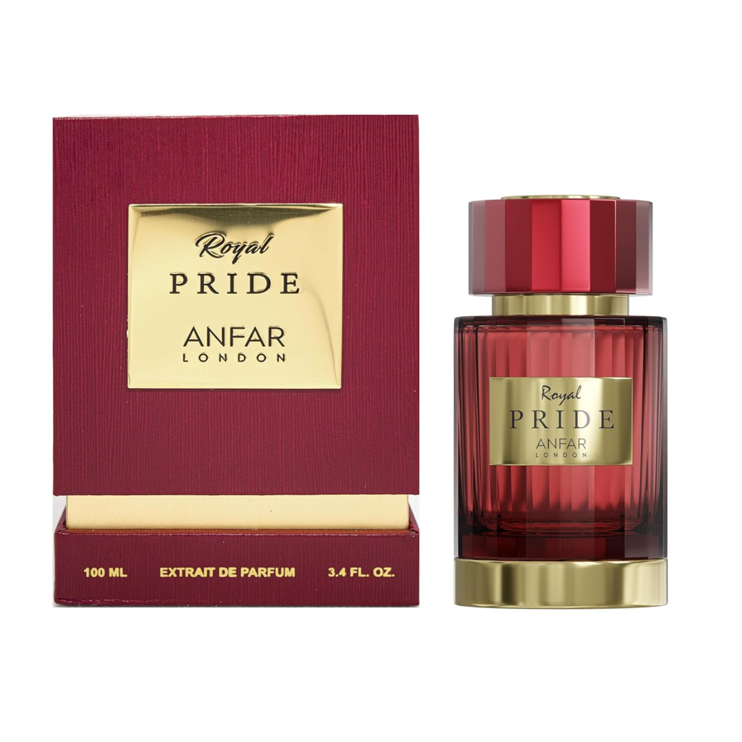 Royal Pride Extrait de Parfum Pour Homme – 3.4 fl oz (100ML) | Bold & Sophisticated Men’s Fragrance with Pear, Lavender, Mint, and Bergamot