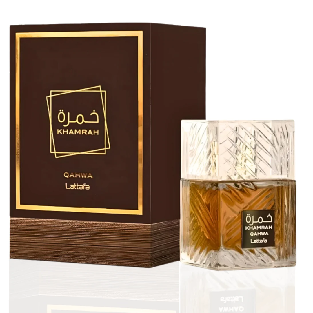 Lattafa Khamrah Qahwa Eau de Parfum – Luxury Unisex Fragrance, 3.4 oz | Long-Lasting Oriental Perfume with Warm Coffee & Spiced Notes