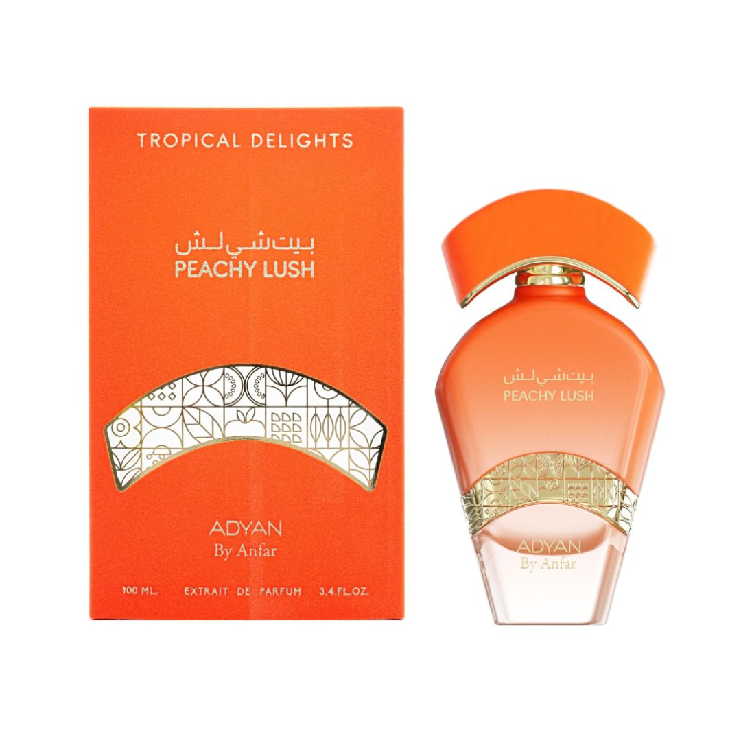 Adyan Peachy Lush Extrait de Parfum – 100ml | Tropical Delights Collection | Unisex Perfume