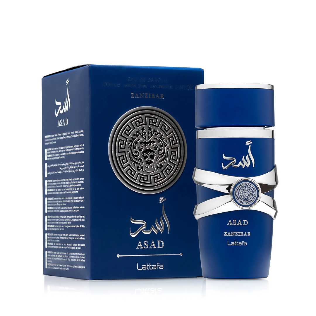 Lattafa Asad Zanzibar for Men EDP Spray  (3.4 Ounce)