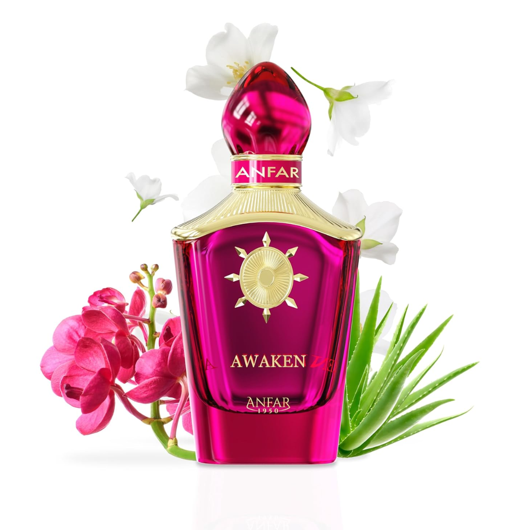 Anfar Awaken Pour Femme – Extrait de Parfum for Women | Citrus & Floral Fragrance, 3.4 fl oz (100ml)