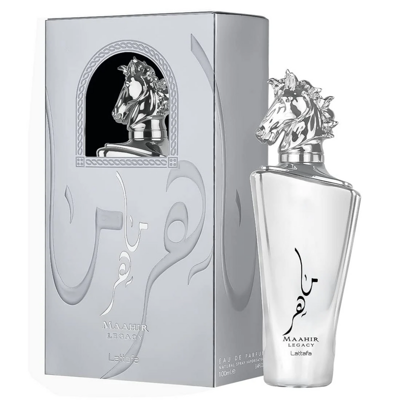 Lattafa Maahir Legacy Eau de Parfum for Men – Bold & Sophisticated Woody Spiced Fragrance, 3.4 oz-1