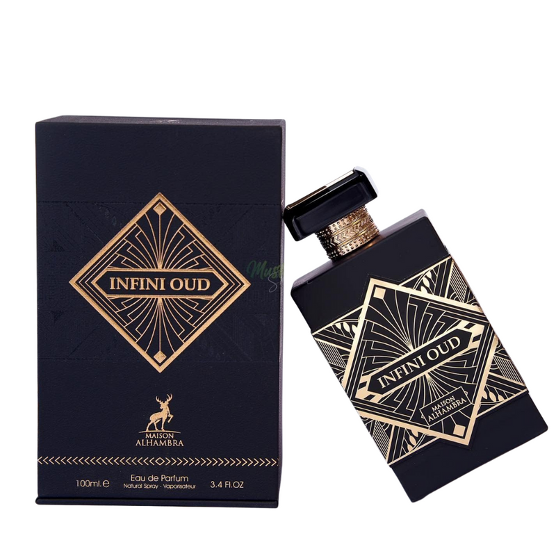 Maison Alhambra Infini Oud for Unisex - 3.4 oz EDP Spray-2