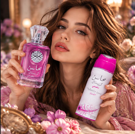 Mahasin Crystal Violet Set Perfumes of Arabia