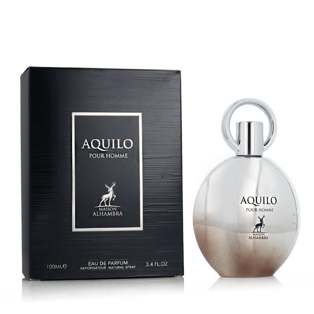 Maison Alhambra Aquilo Pour Homme EDP Spray 3.4 Ounce-1