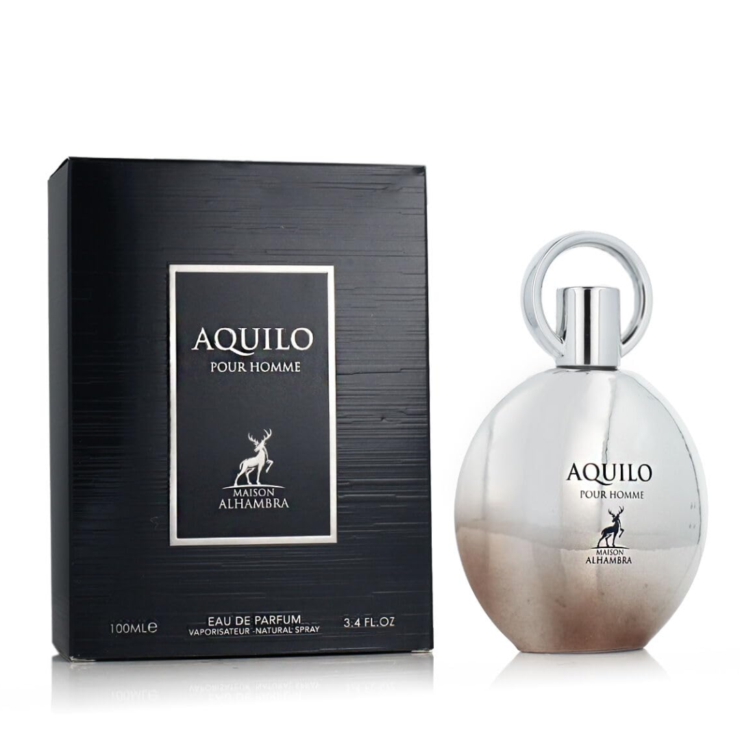 Maison Alhambra Aquilo Pour Homme EDP Spray 3.4 Ounce